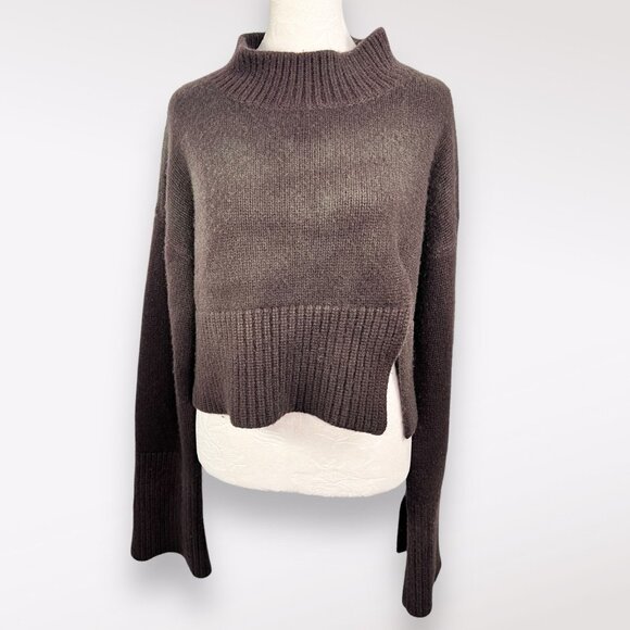 Gentle Herd Sweaters - Gentle Herd 100% Cashmere Cropped Sweater M ❗️FLAWED❗️